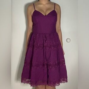 Vintage Betsey Johnson Purple Dress